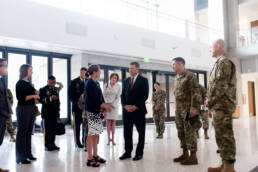 Dean Wood meets Under Secretary of the Army