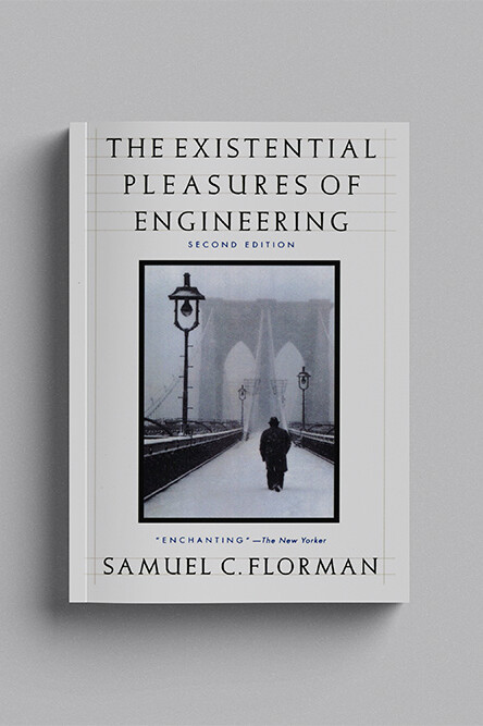 The Existential Pleasures of Engineering book on table