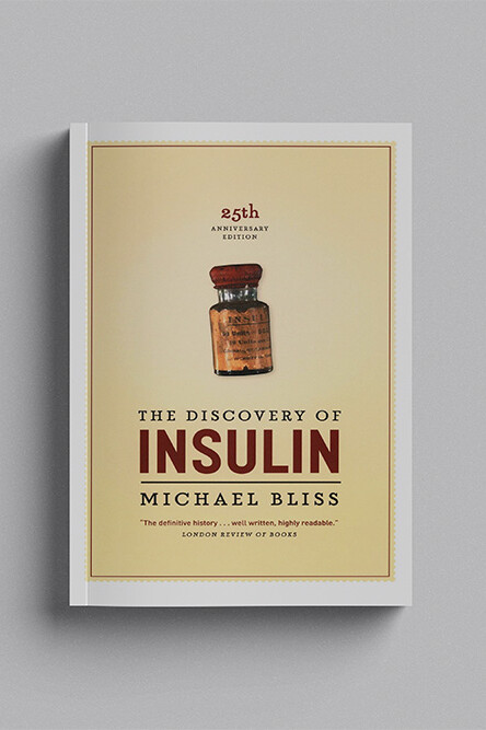 The Discovery of Insulin book on table