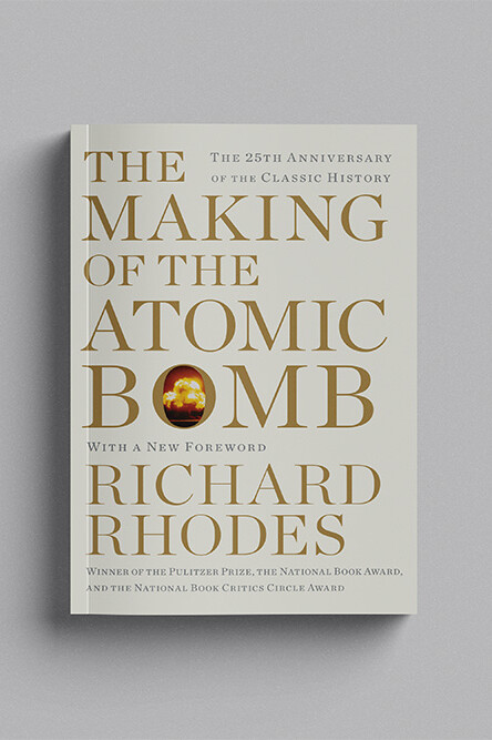 The Making of Atomic Bomb book on table