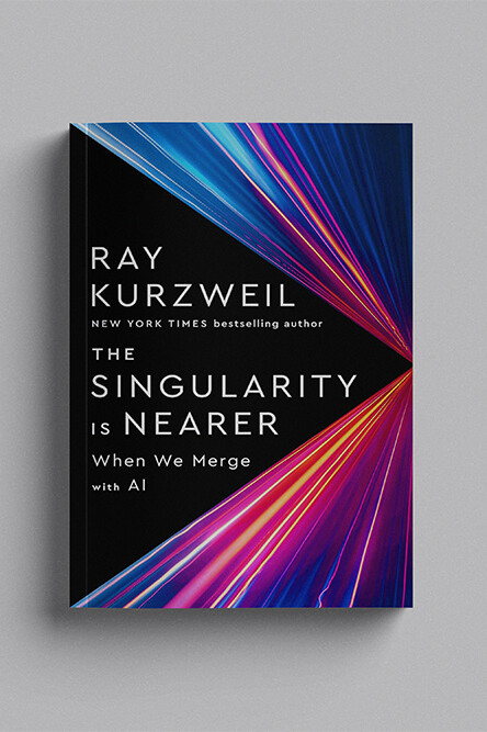 The Singularity is Nearer book on table