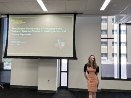 Texas Engineer Ella Small presenting at Masters