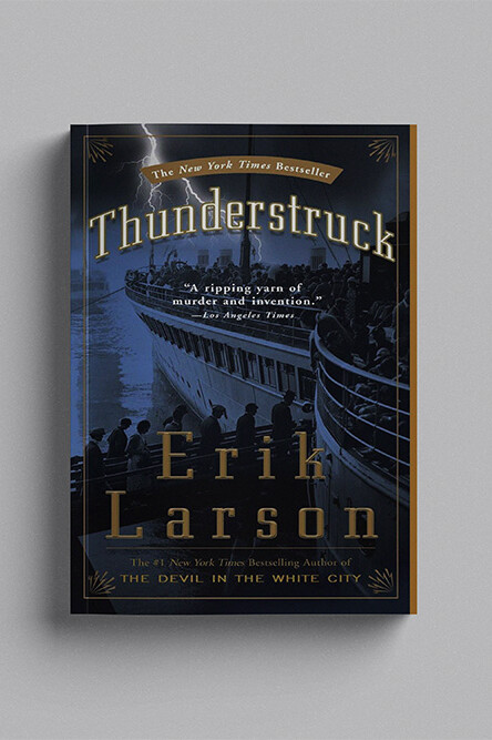 Thunderstruck book on table