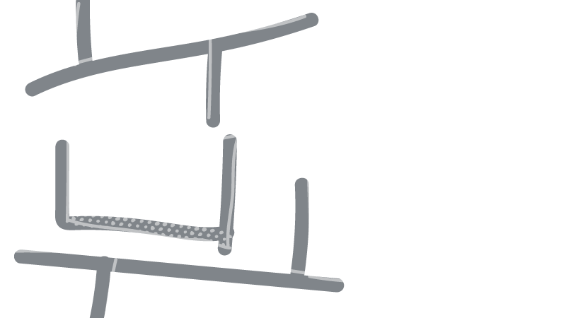 Illustration of sign reading Tunnel Access