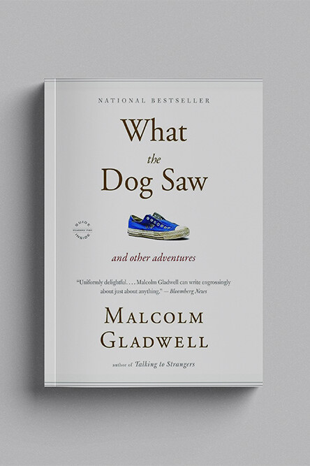 What the Dog Saw book on a table