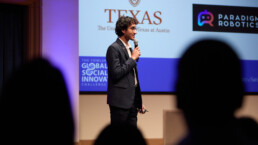 Siddharth Thakur presenting about Paradigm Robotics