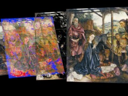 AI overlay used in Kachkine research to restore artwork.