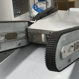 Firebot robot sitting on lab table