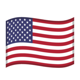 Emoji of the American flag