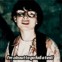 GIF of young student saying